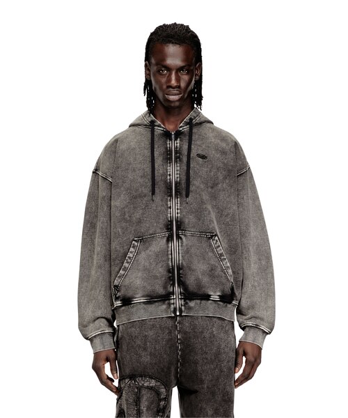 メンズ ジップアップパーカー S-BOXT-HOOD-ZIP-DEN｜ディーゼルの通販