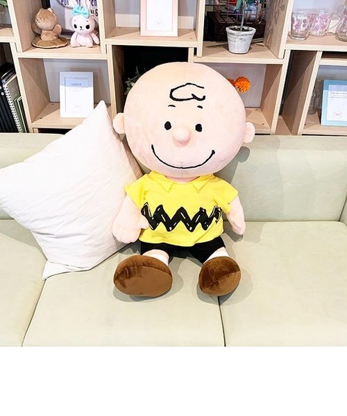 HA1304 PEANUTS チャーリー・ブラウン ぬいぐるみ 75cm 2L HA1304