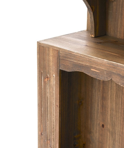 サリュ 目隠しマントルピース ブラウン 目隠しマントルピース／目隠し