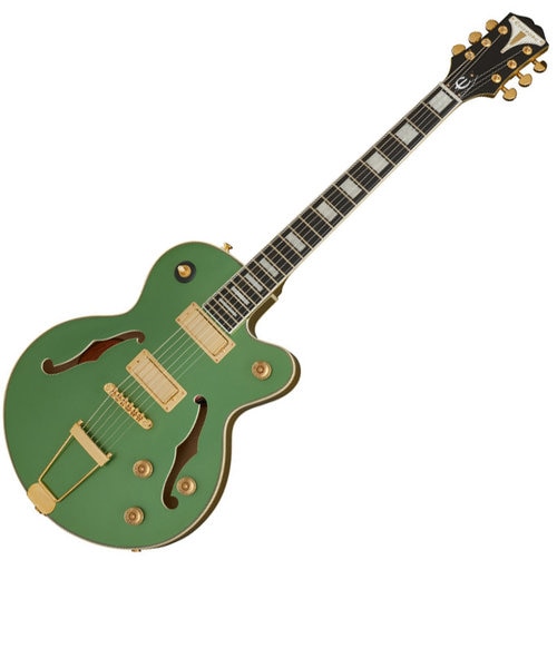Uptown Kat ES Emerald Green Metallic エレキギター セミアコ ミニ