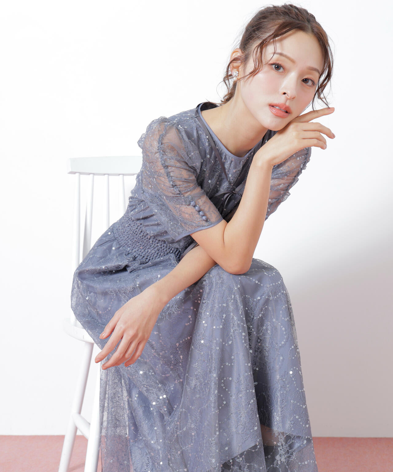 スパンコール付きレースワンピース | JILL by JILL STUART（ジル バイ