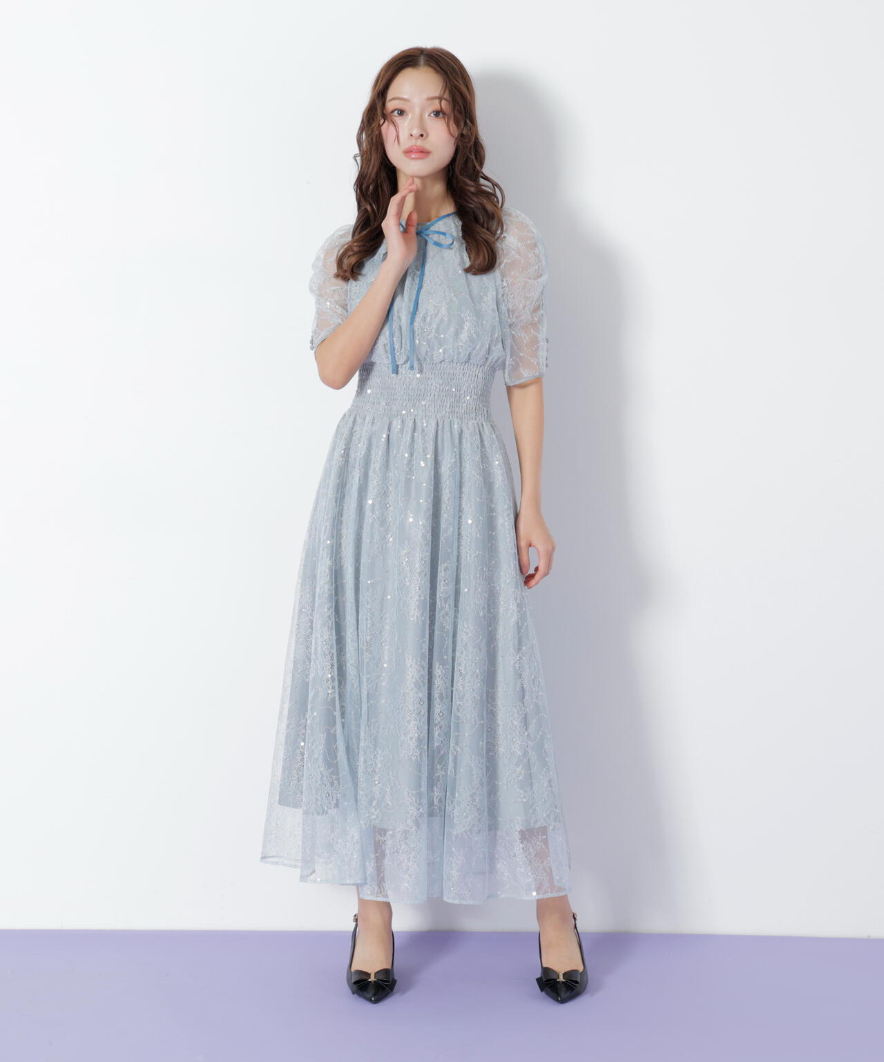 スパンコール付きレースワンピース | JILL by JILL STUART（ジル バイ