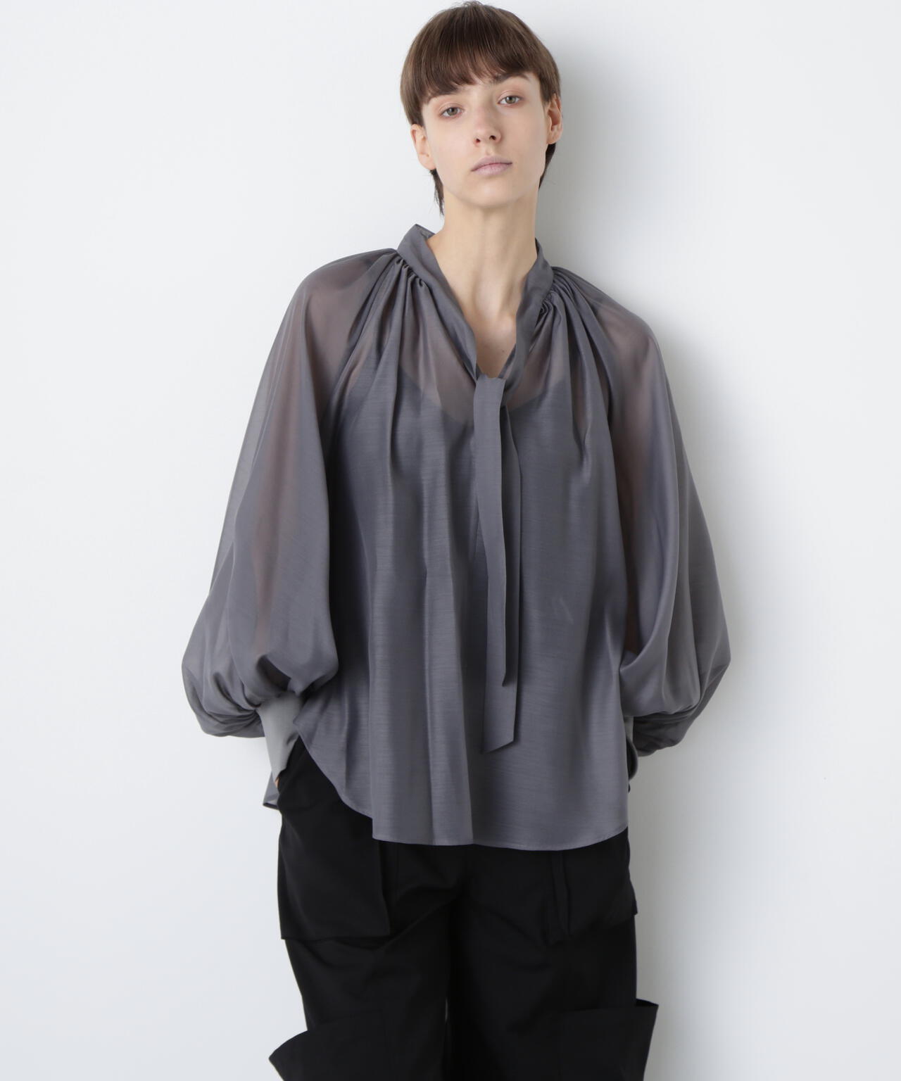 美的 10月号掲載商品】Sheer Organdy Bow-Tie BL | STUMBLY（スタン