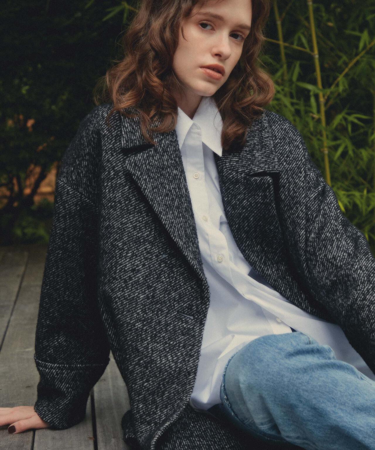 オーバーサイズツイードコート | NANO universe（ナノ・ユニバース