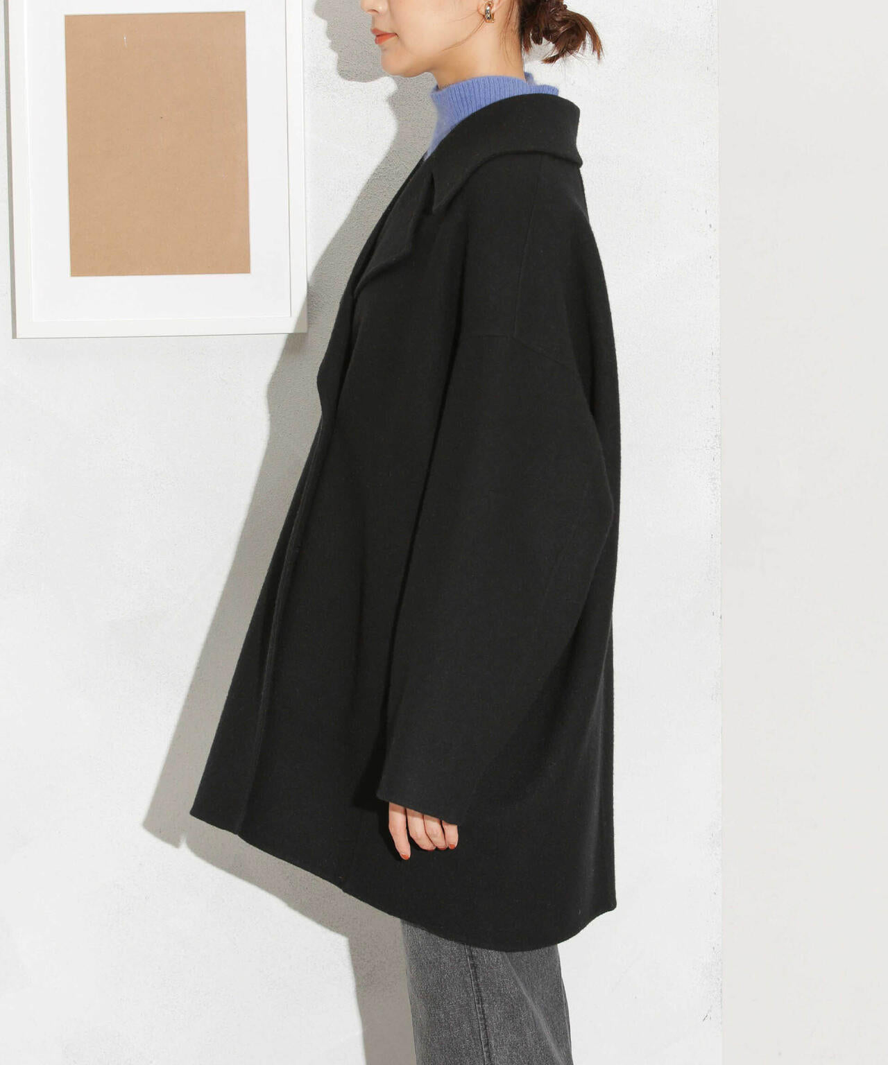 スーパー140ウールリバーミドルコート | NANO universe（ナノ