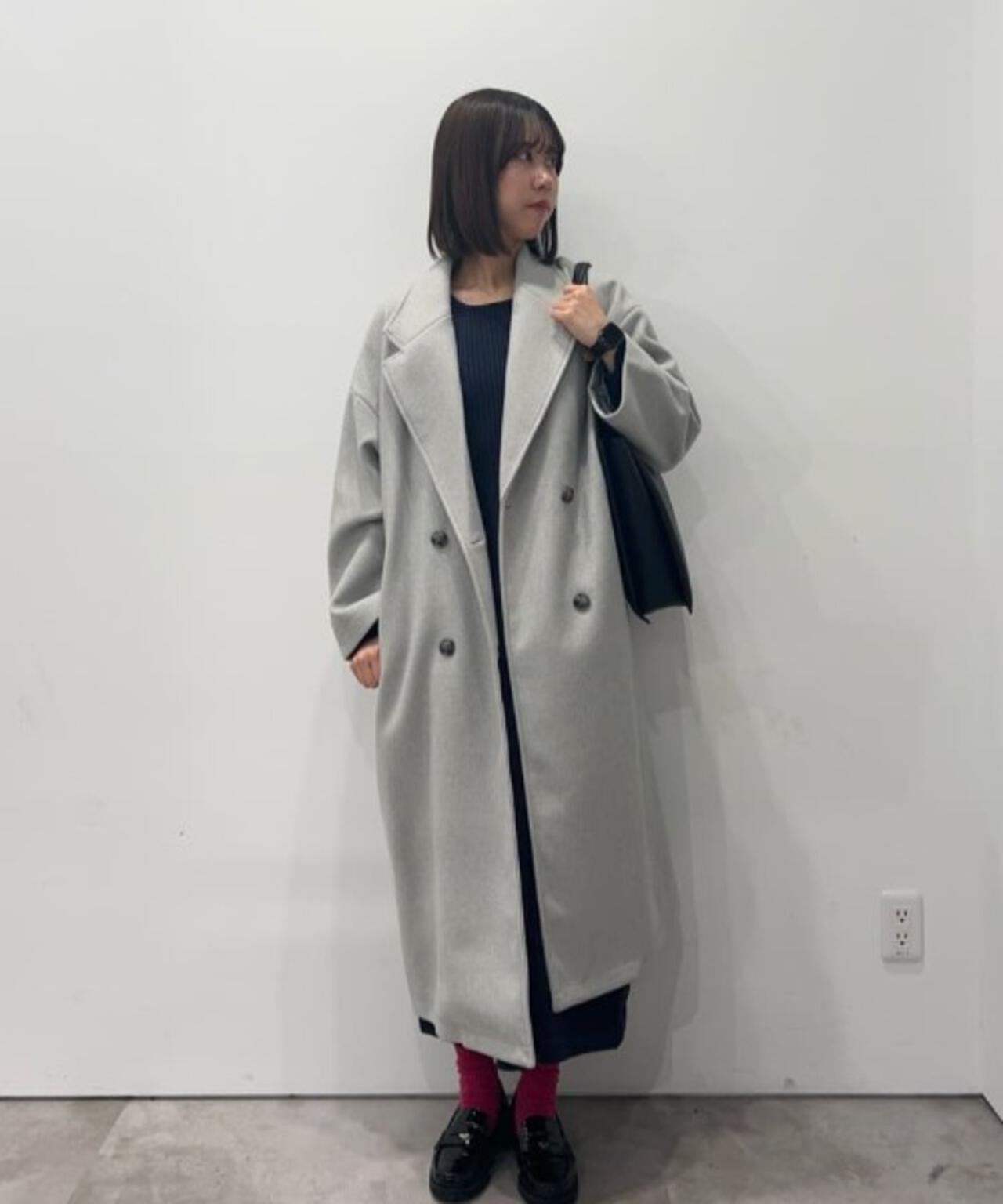 メルトンジャージーチェスターロングコート | NANO universe（ナノ