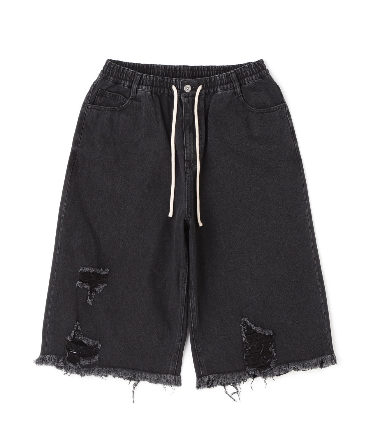 WEB&DEPOT限定】DankeSchon/ダンケシェーン/DESTROY DENIM SHORTS