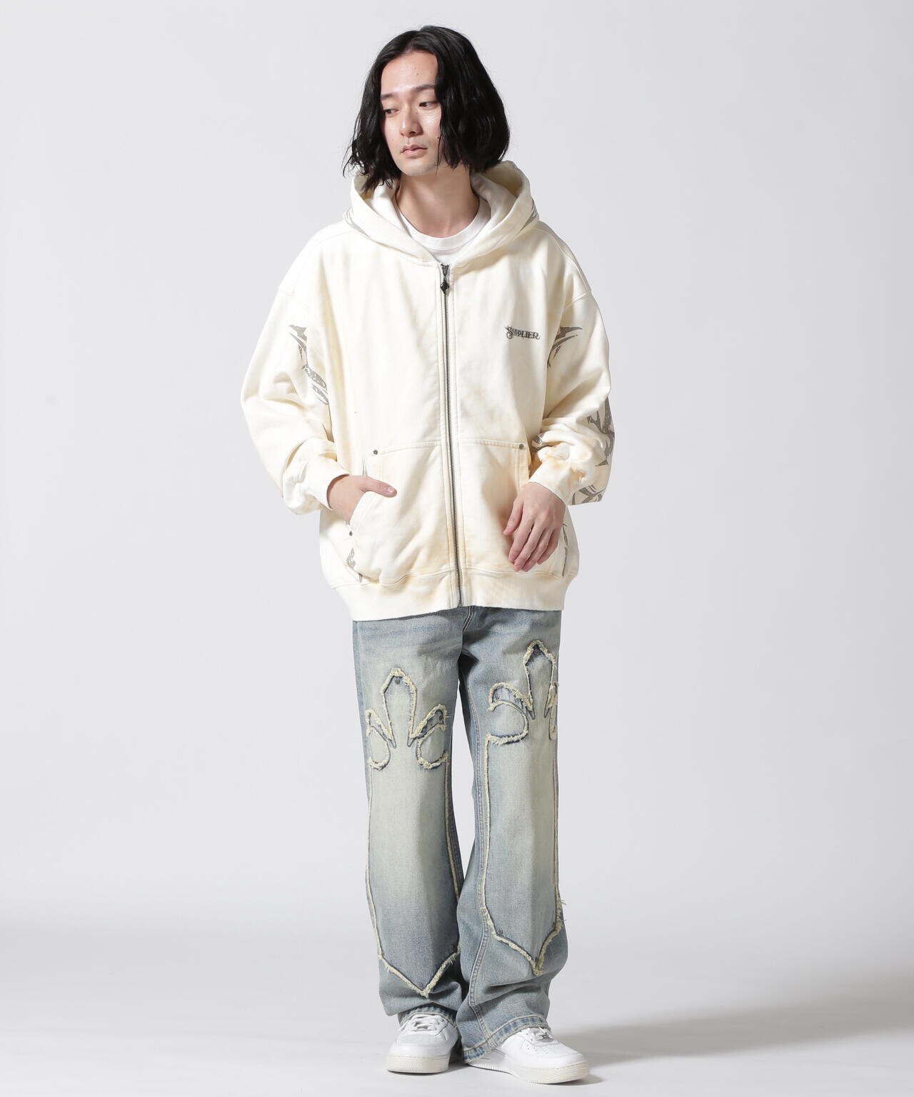 SUPPLIER/サプライヤー/CROSS TATTOO ZIP HOODIE | L.H.P