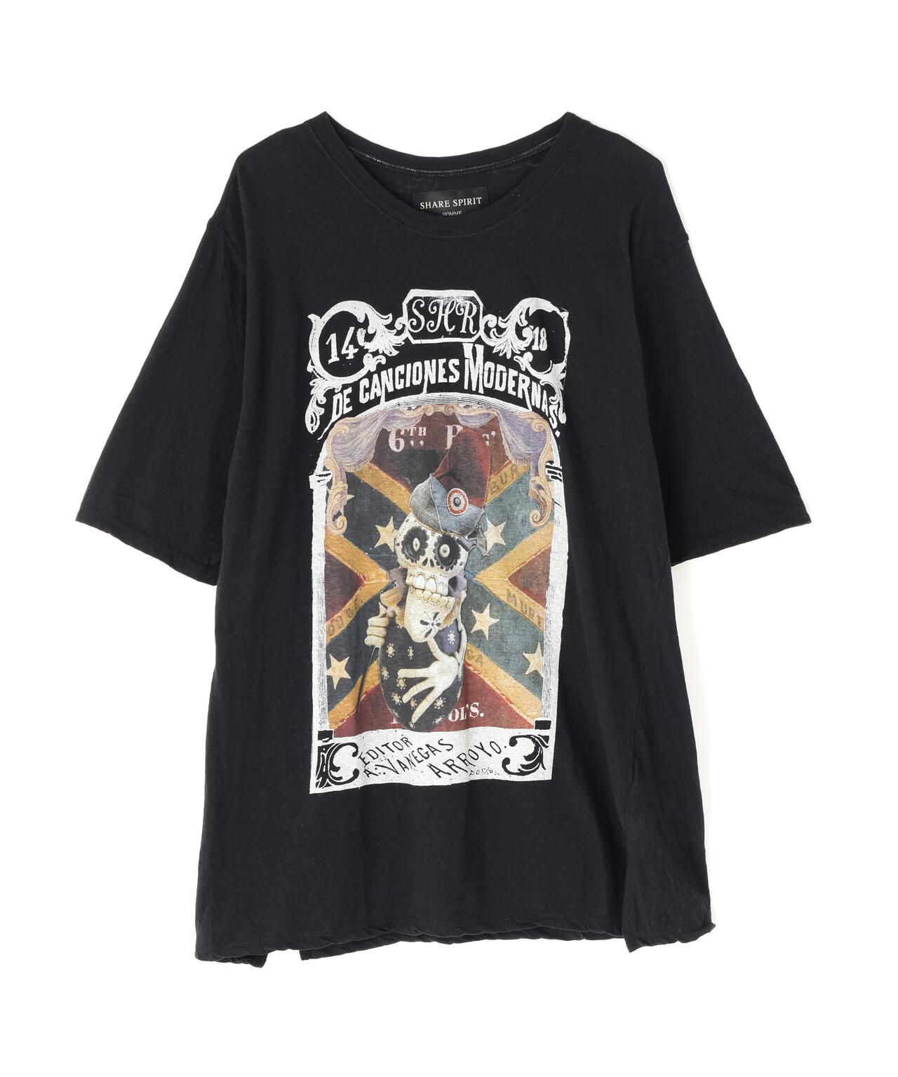 SHARE SPIRIT/シェアースピリット/別注Black Skull Tee | ROYAL FLASH