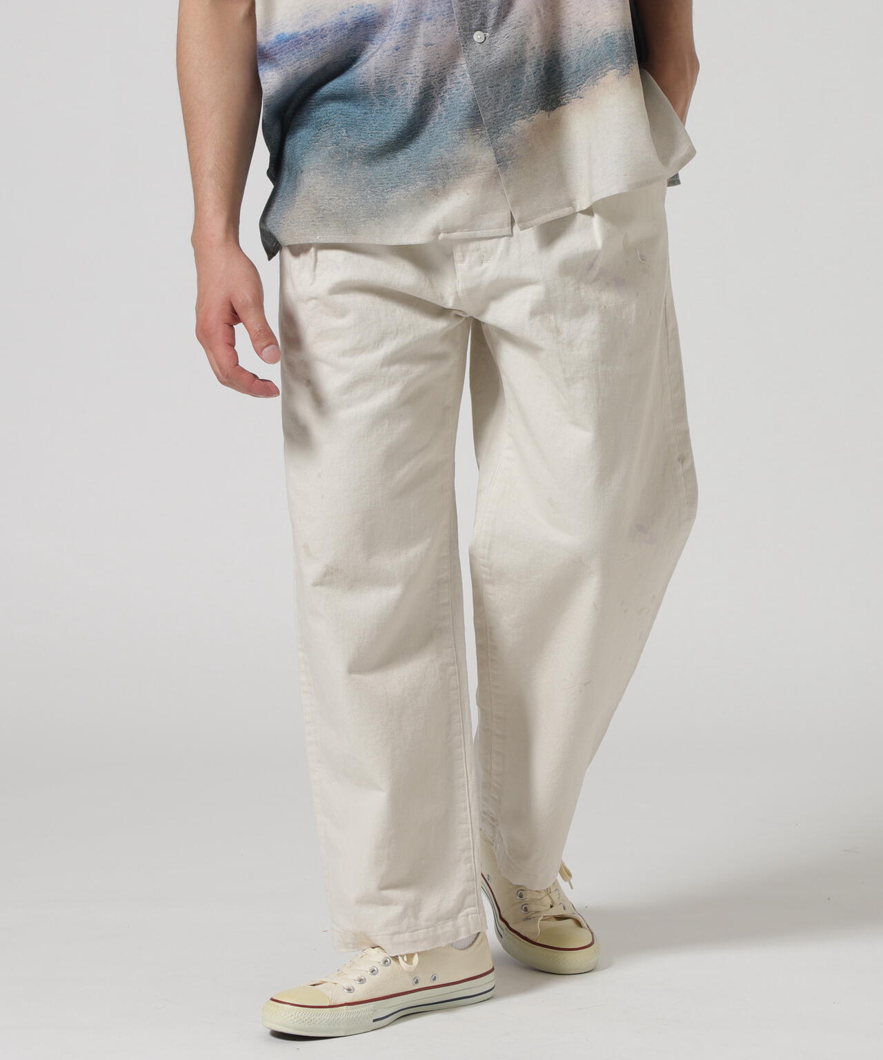 ANCELLM/アンセルム/PAINT CHINO TROUSERS | GARDEN（ガーデン