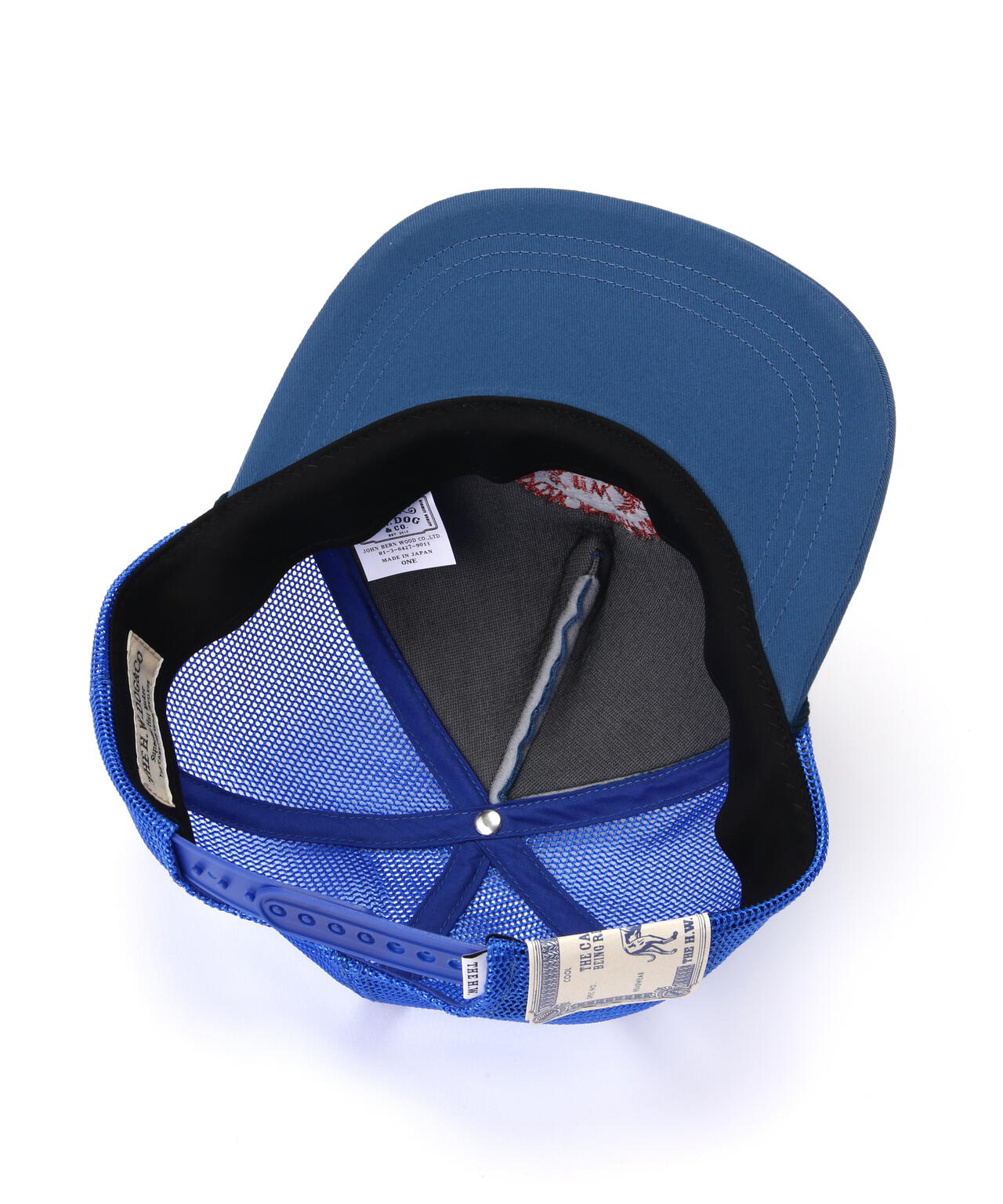 Schott × H.W.DOG&CO.コラボキャップ ネイビー ショットドッグ Schott