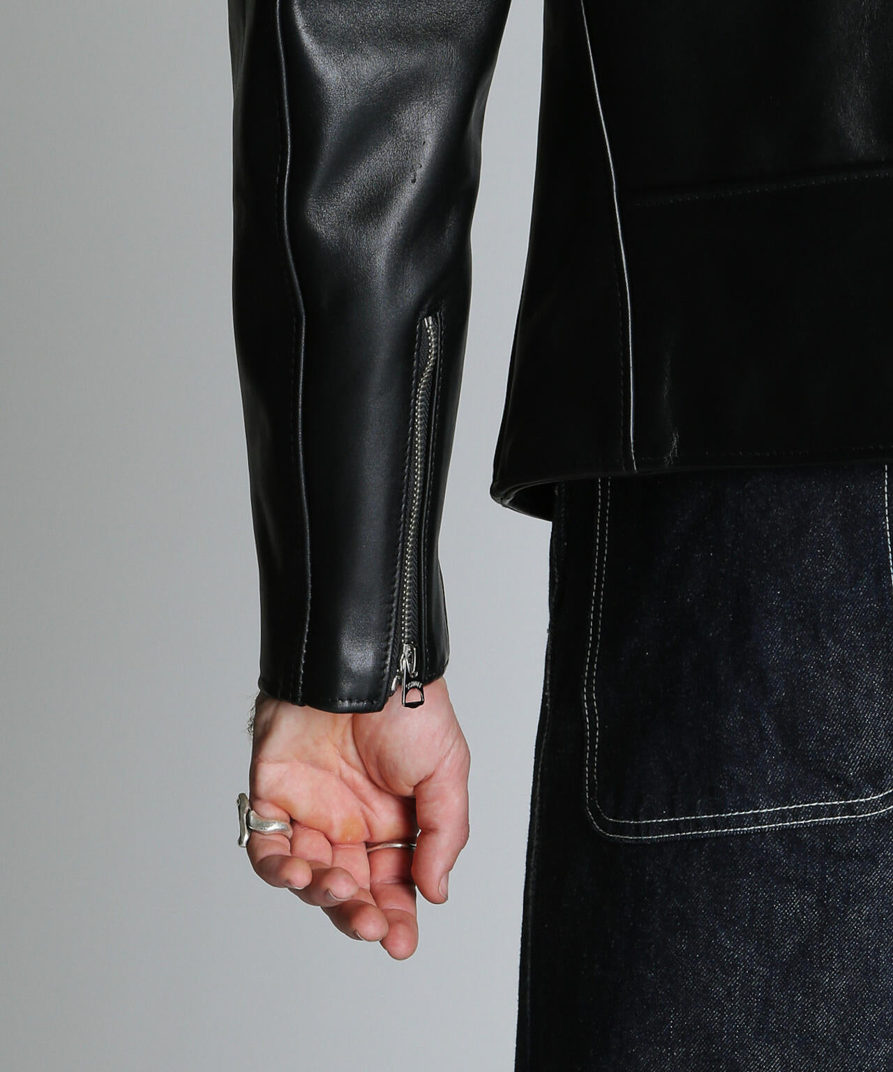 希少XL schott レザージャケット 692 黒 キルティング ライダース 希少