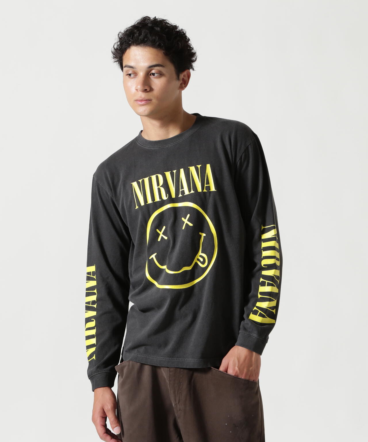 NIRVANA/ニルヴァーナ/SMILE L/S TEE/コラボロンT | MANASTASH（マナ