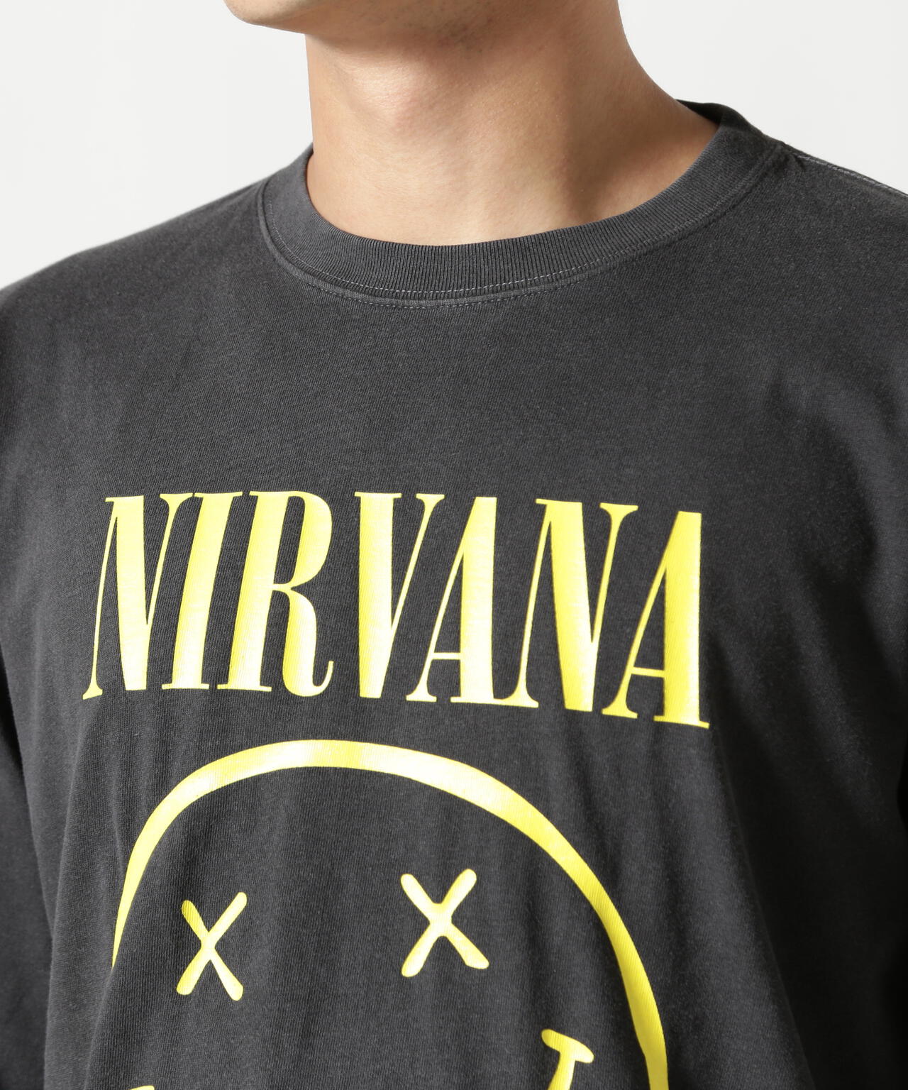 ANVIL NIRVANA SMILE スマイル Tシャツ ブラック XL ANVIL NIRVANA