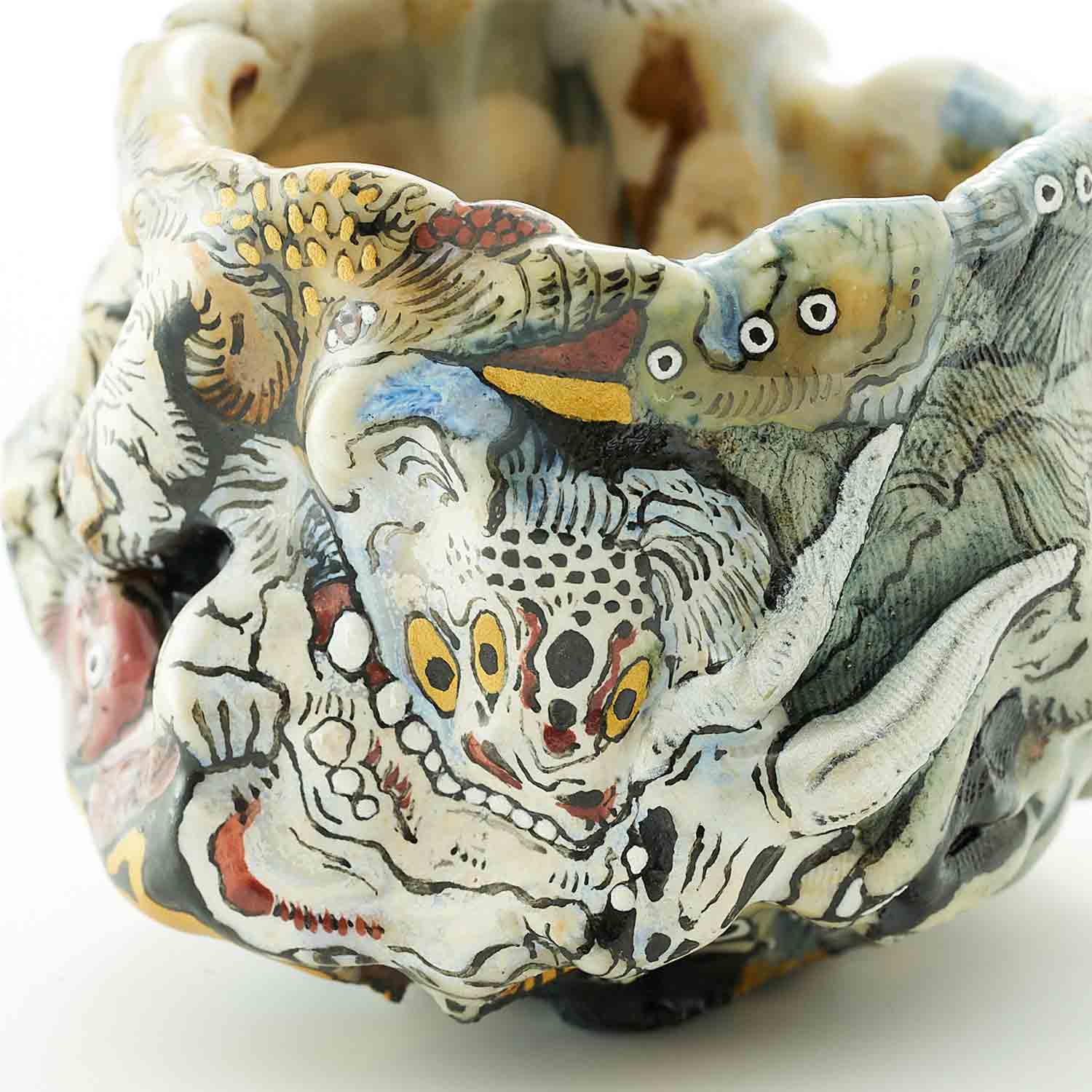 ☆由良薫子 妖怪ぐいのみ 酒器 酒杯 盃 Kaoruko Yura 若手大人気作家