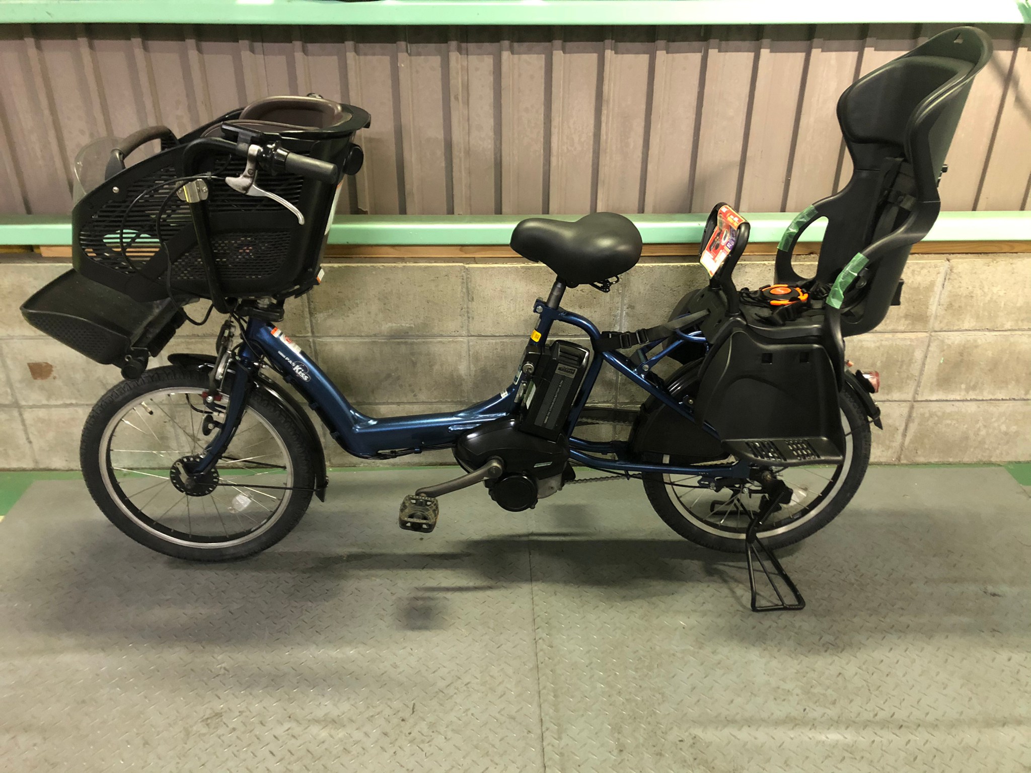 YAMAHA PAS kiss 電動自転車 子供2人乗せ