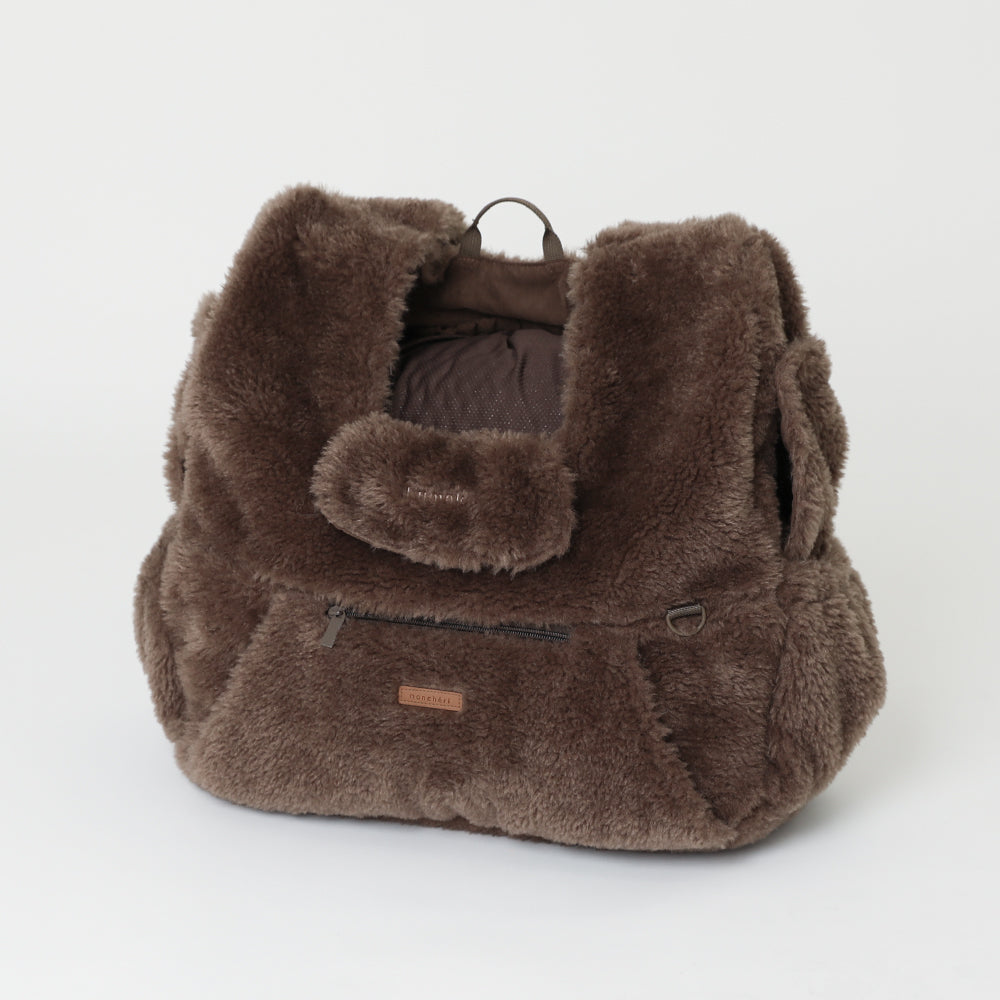 ボアメッシュ付きフロントリュック【名入れ刺繍対応】 – moncheri