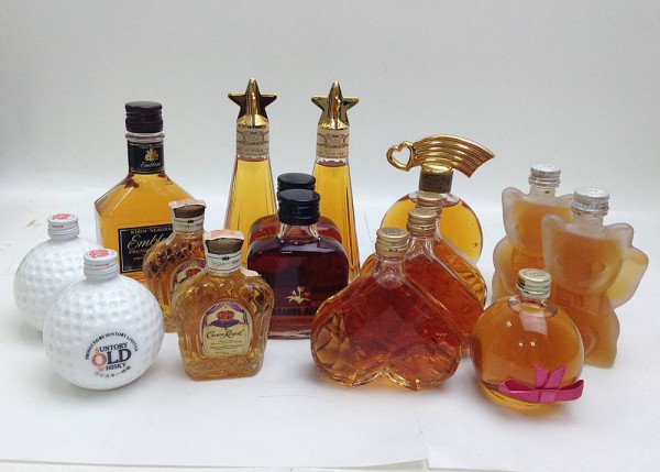 ウイスキー ブランデー ミニボトル