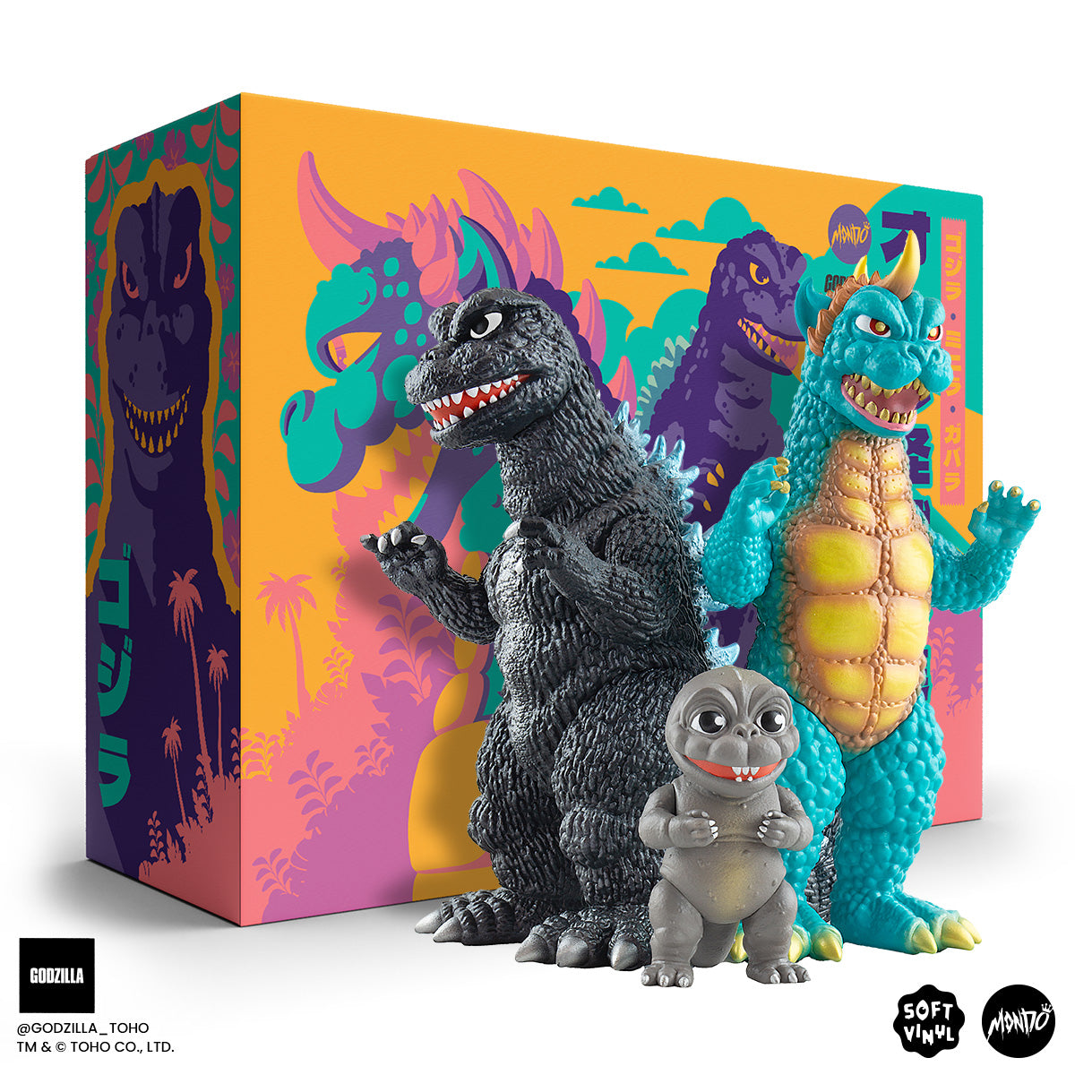 モンスター All Monsters Attack Soft Vinyl Figure Set – Mondo