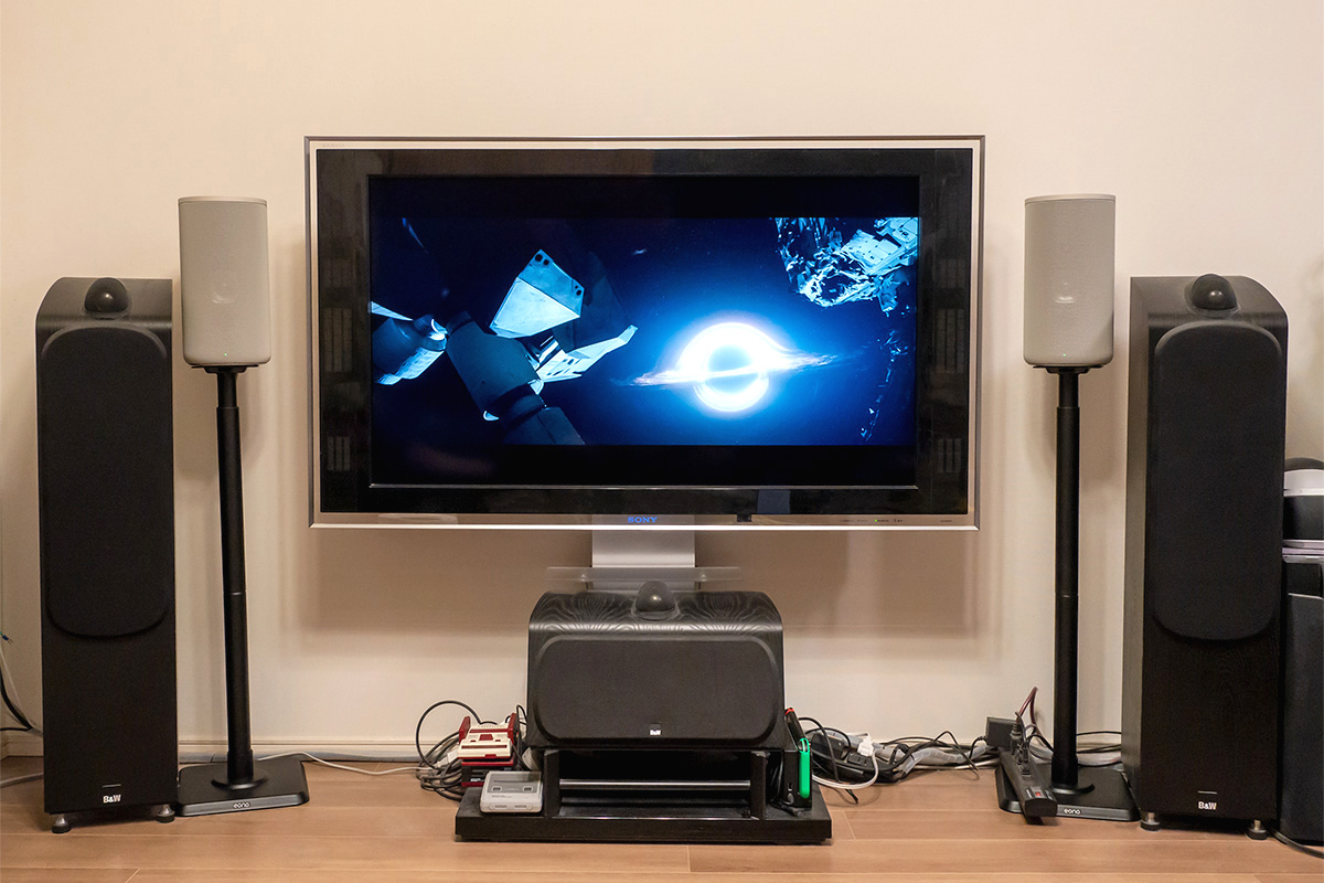 SONY HT-A9 Eono2本のスタンド付。 SONY HT-A9 Eono2本のスタンド付