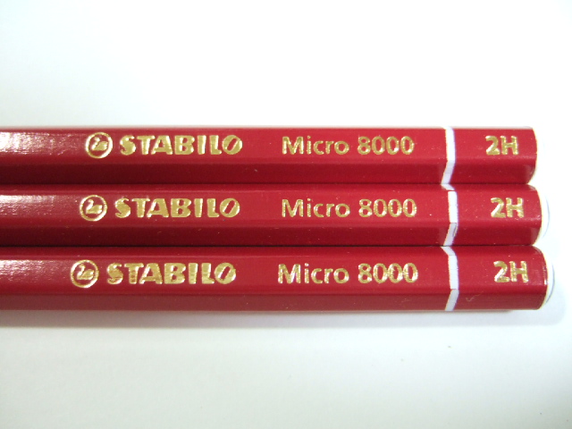 STABILO micro 8000 鉛筆 B 1ダースSTABILO - 【使用品】STABILO