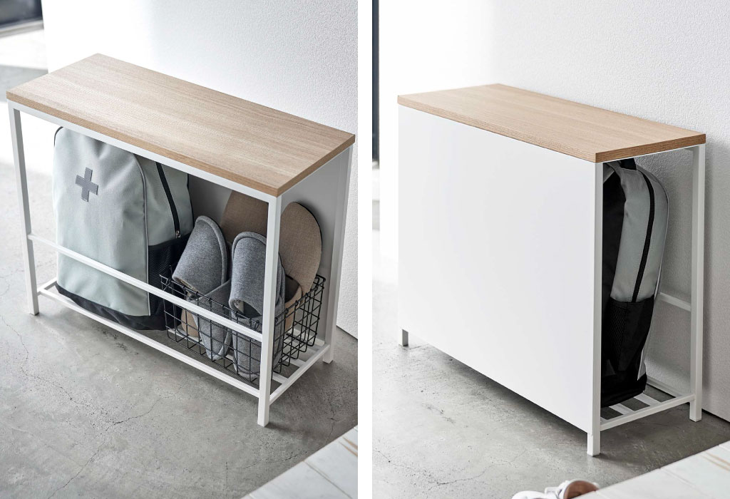 山崎実業 収納付き玄関ベンチ タワー tower | インテリア雑貨・タワー