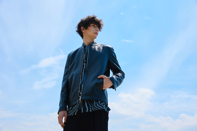 ユナイテッドアローズ トウキョウ ラムレザー シングルライダース