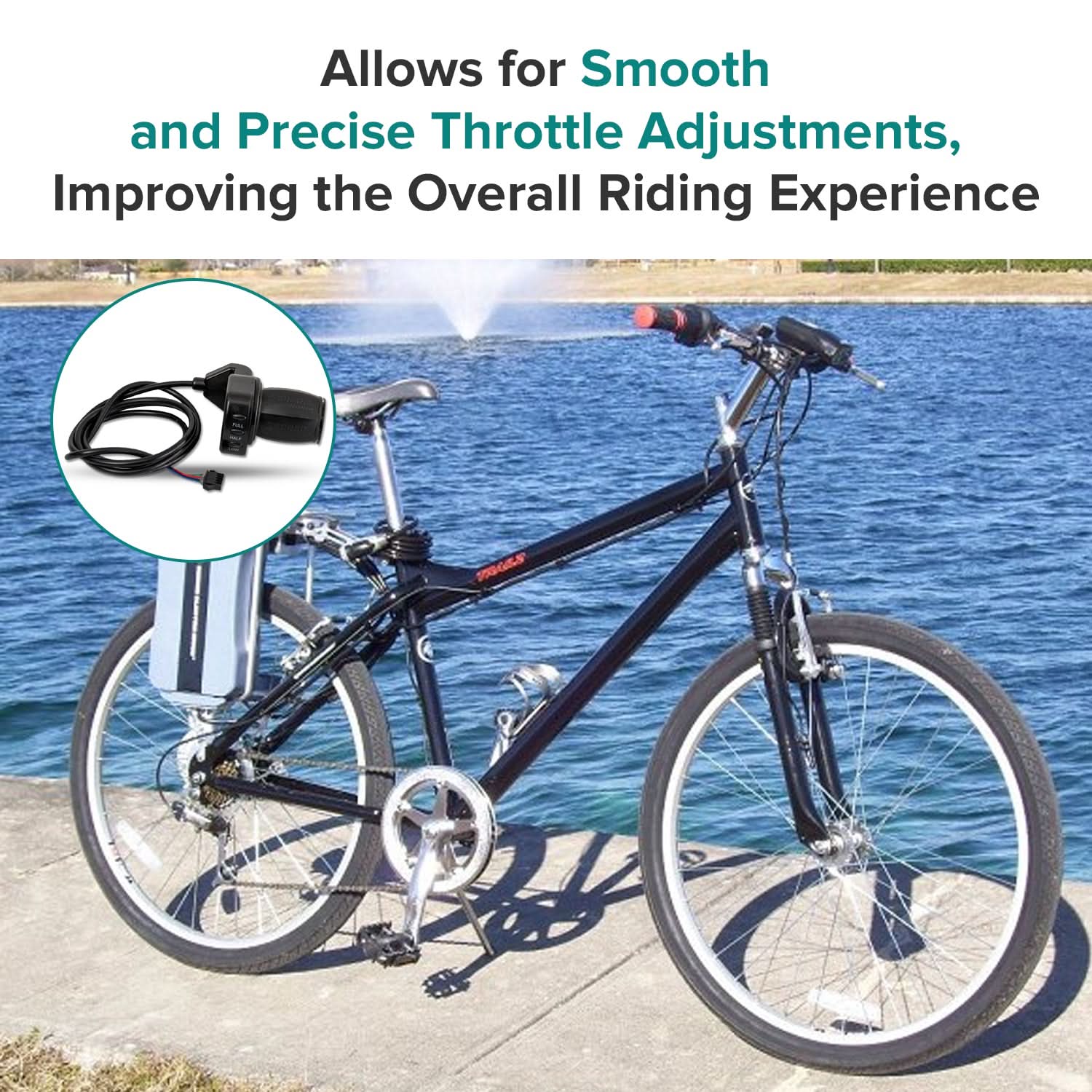 Currie 24 Volt 5 Pin Diagnostic Twist Grip Throttle for 2007