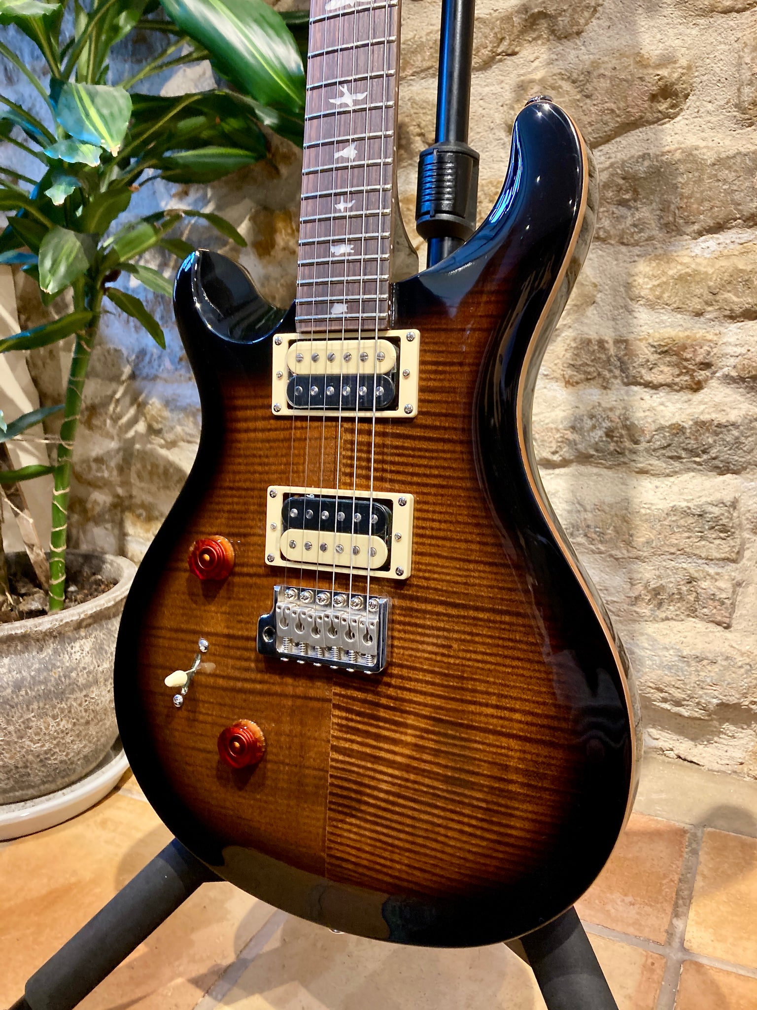 RRS SE Custom24 BlackGoldBurst Lefty 左利き PRS SE Custom 24 Left