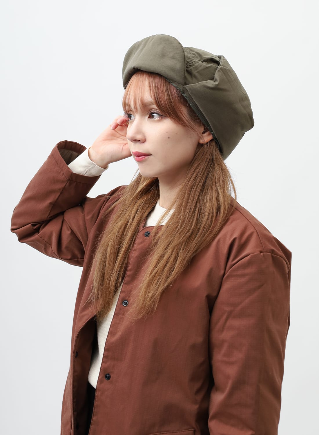 HINOC RIPSTOP DOWN EAR FLAP CAP|ヒノック リップストップ ダウン