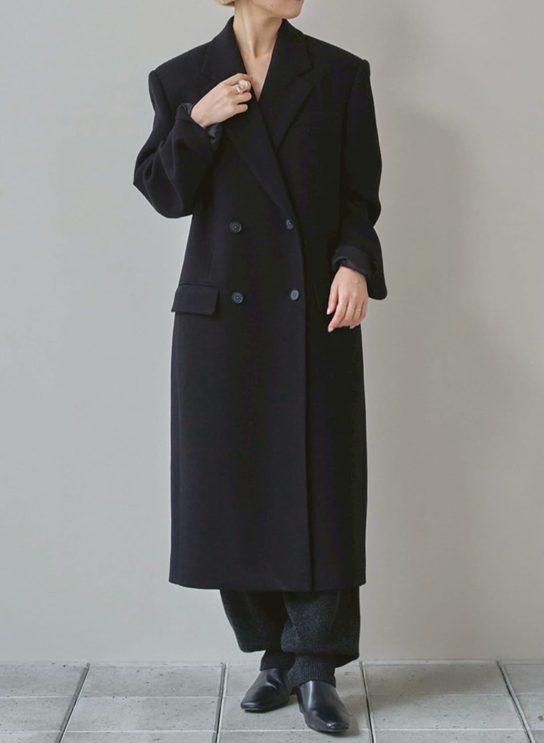 WOOL 100% CHESTER COAT|ウール チェスター コートウール チェスター