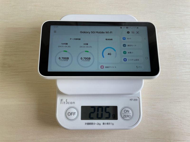 M*O様 Galaxy5GMobileWi-Fi SCR01WiMAX2+モバイ サムスン Galaxy 5G