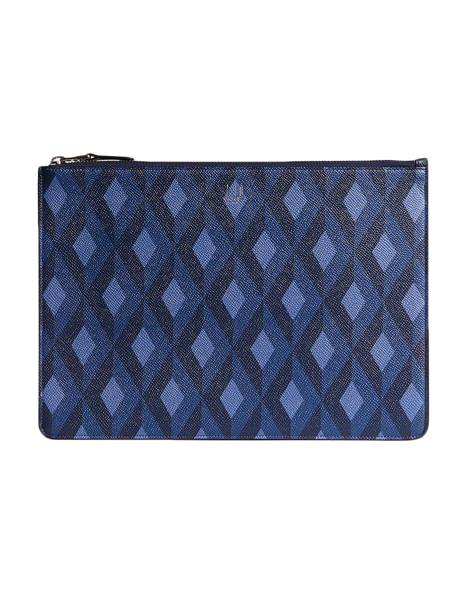 DUNHILL Small Leather Goods | Blue Men's Pouch | YOOX