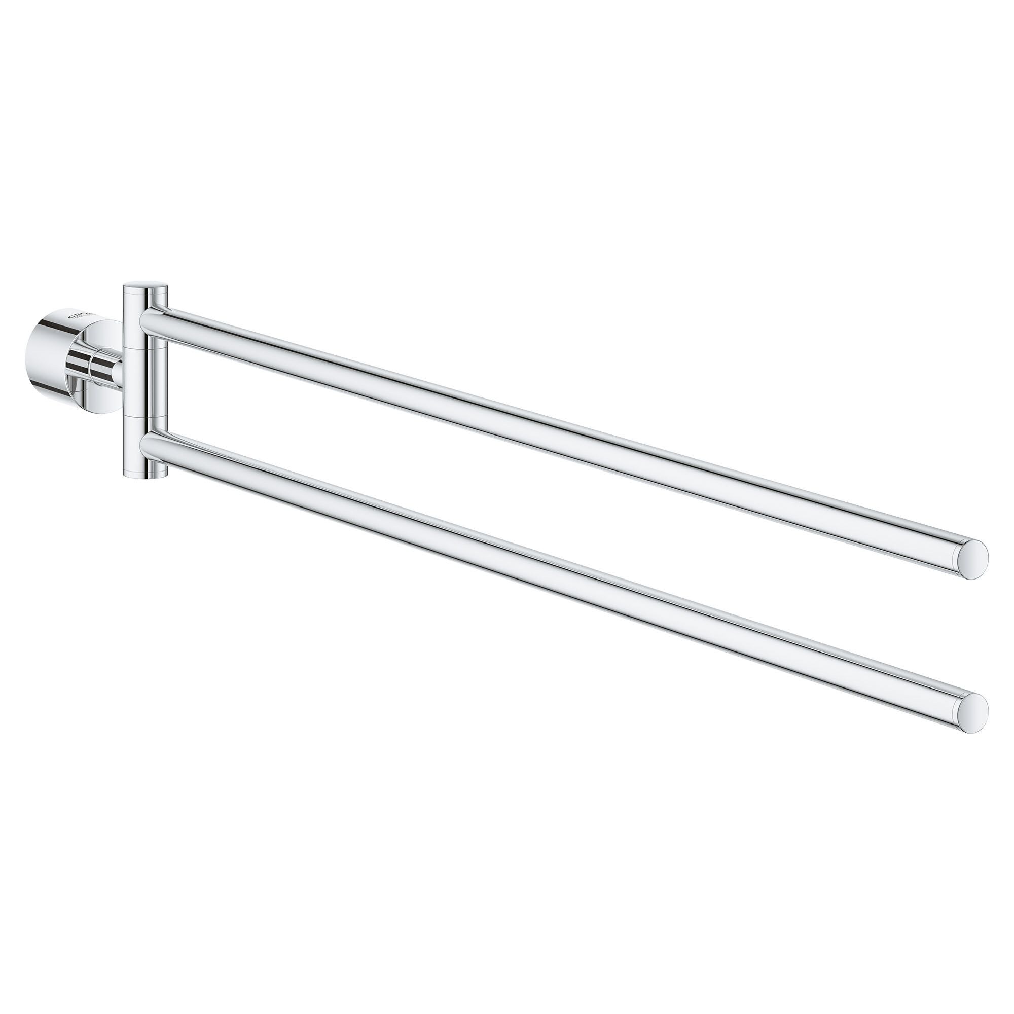 GROHE Atrio 20-in double Brushed Nickel Wall Mount Double Towel