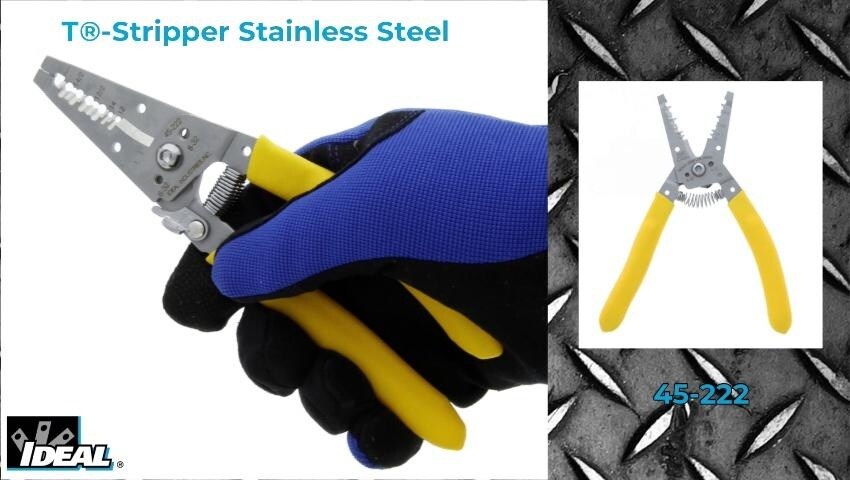 IDEAL Wire Cutter/Stripper, 12-14 Awg Solid 45-222 at Lowes.com