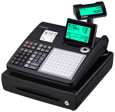 CASIO 電子レジスター TE-400 TE-400-RD 電子レジスター TE-400 1台