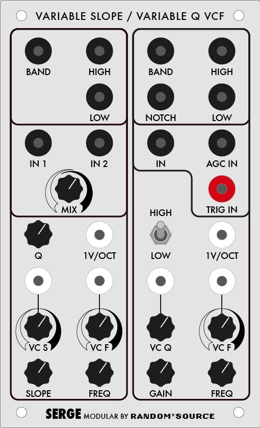 鍵盤楽器 Random Source Serge Variable Q Filter Random*Source Serge