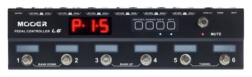 Mooer Mooer L6 Pedal Controller - Pedal on ModularGrid