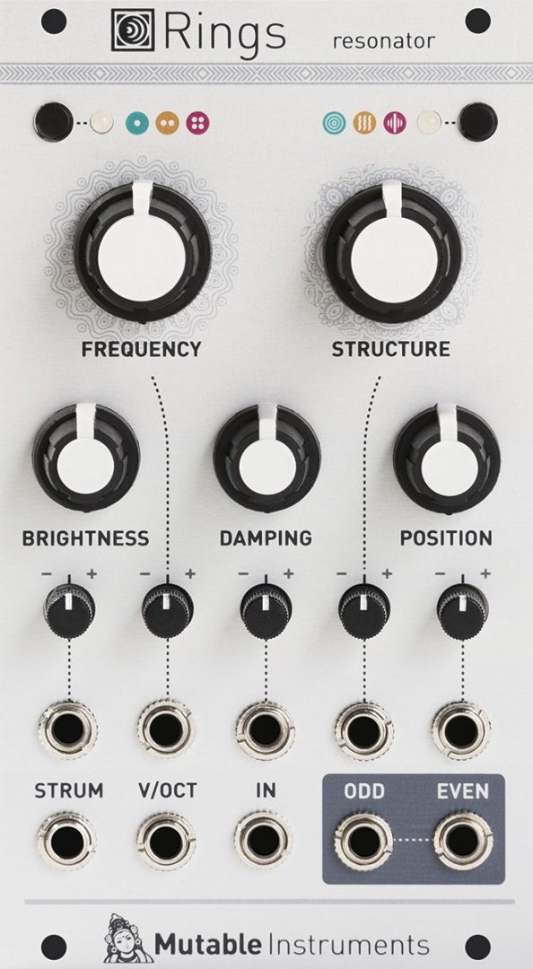 Mutable instruments Rings - Eurorack Module on ModularGrid
