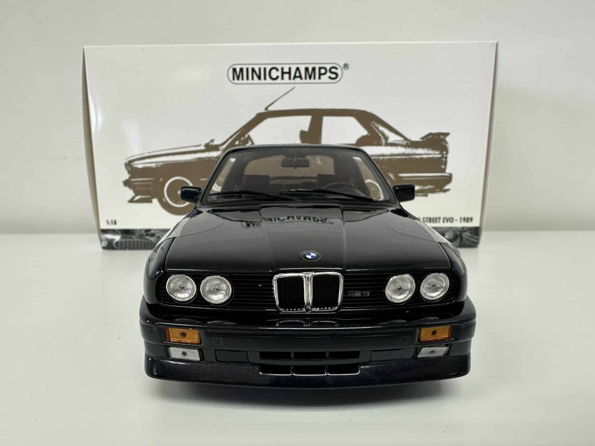 ミニチャンプス 1/18 E30 M3 ストリート・1987 BLACK／MINICHAMPS 1/18
