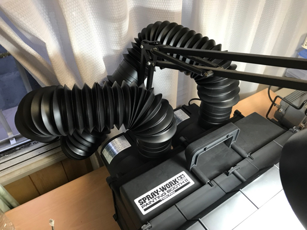 買って良かった！タミヤの塗装ブース（ペインティングブースⅡ・ツイン