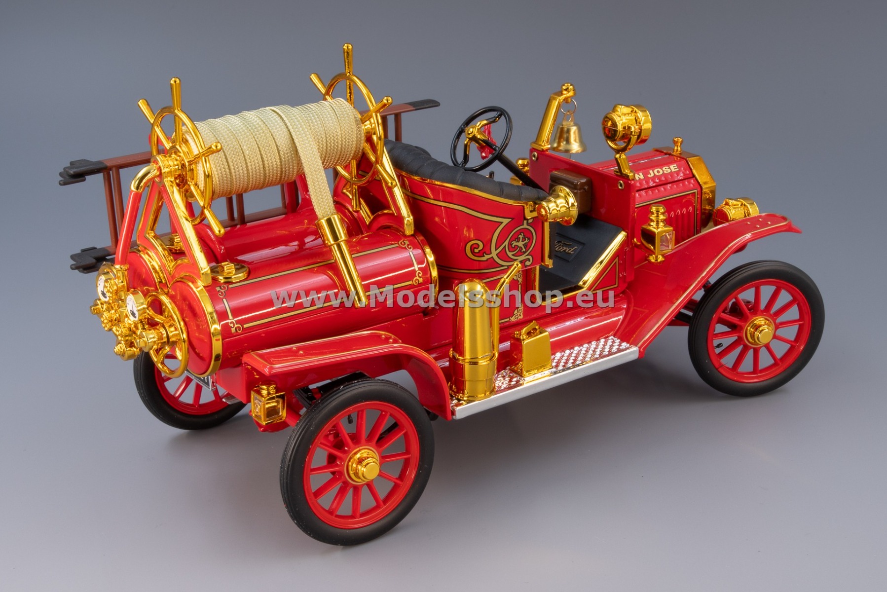 Ford Model T, 1914 fire engine, San Jose Fire Dept. including