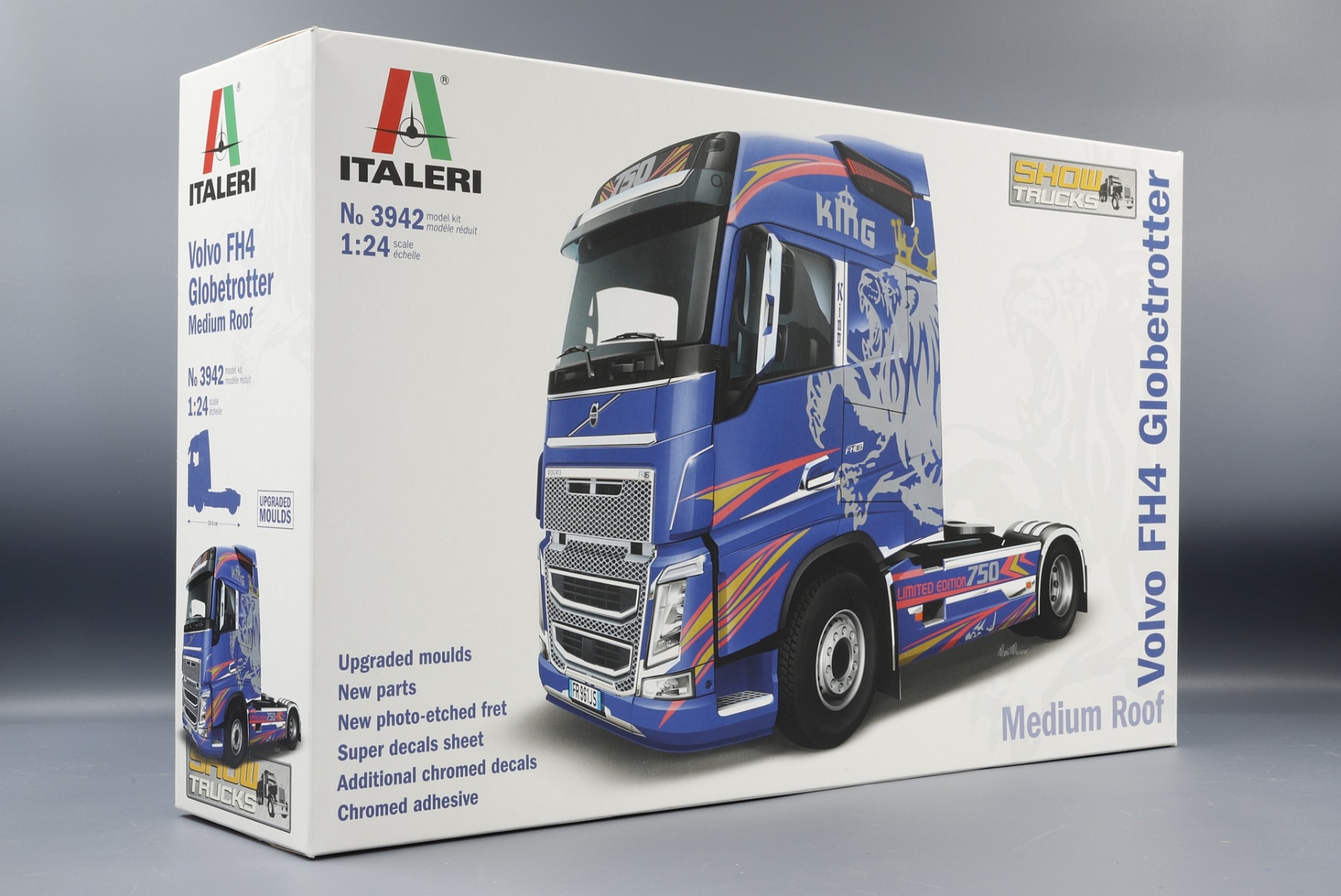 Italeri IT3942 Volvo FH4 Globetrotter Medium Roof, model kit
