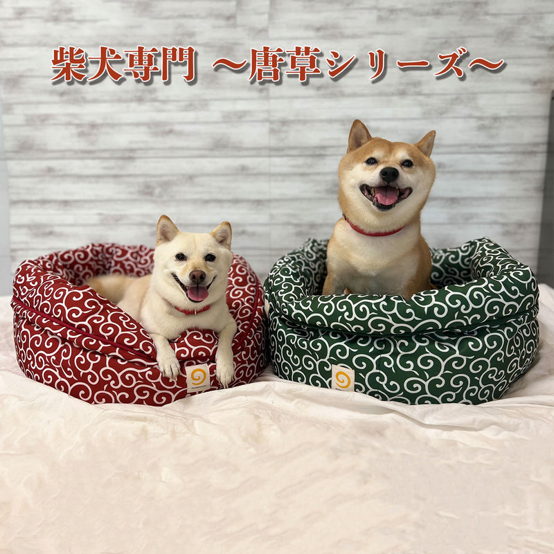 mamemochi 唐草ラウンドベッド 犬服 ペットウェア ペット用品｜MOFF