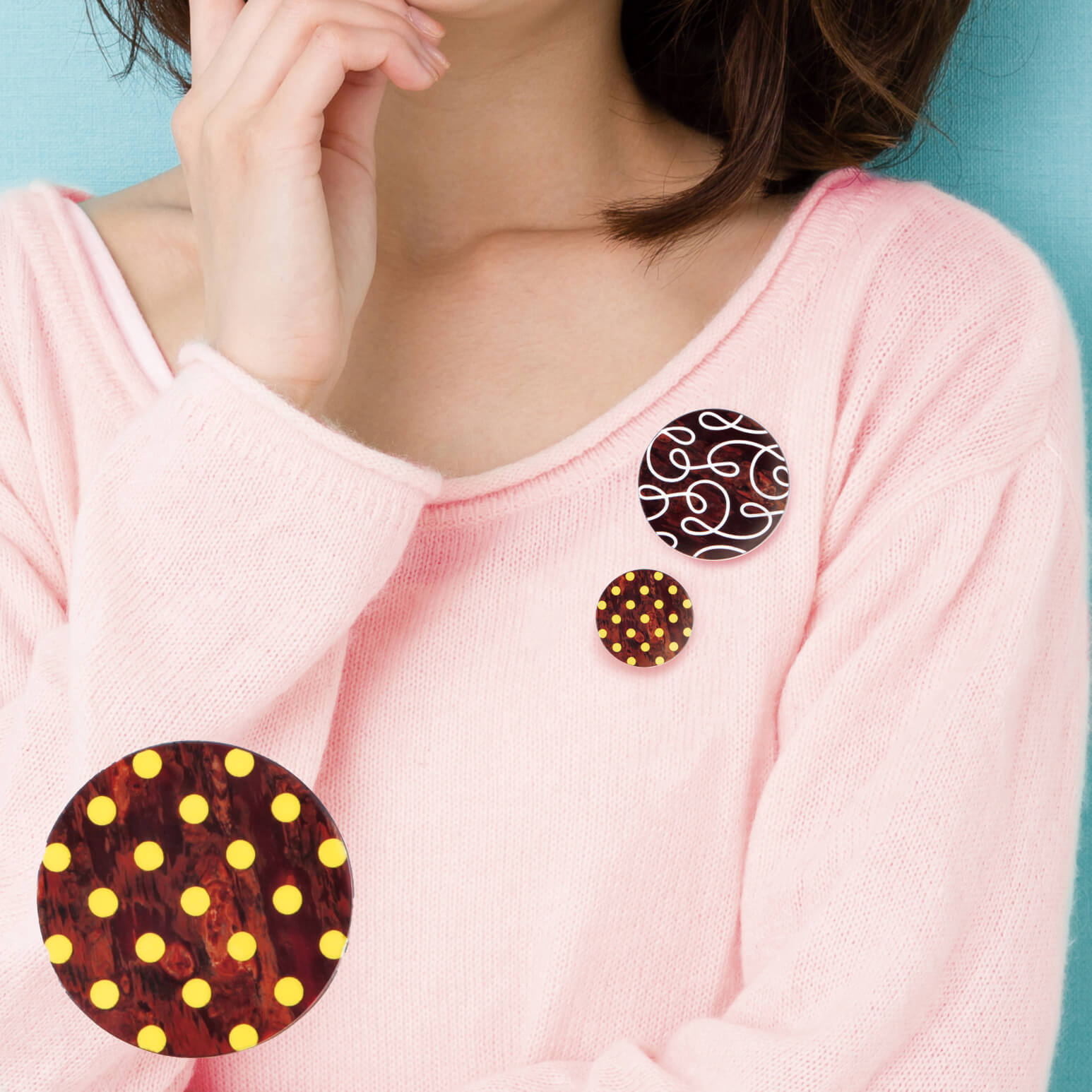 ブローチ｜木の雑貨とギフト-Mokutopia（モクトピア）公式