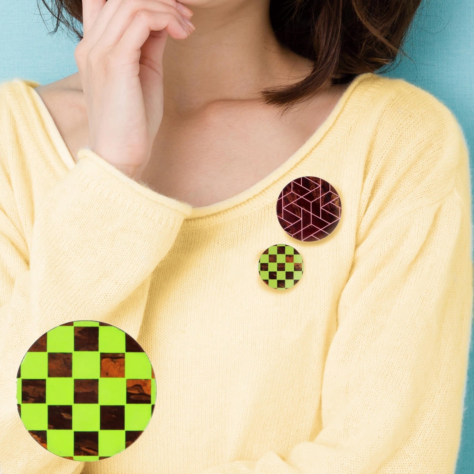 ブローチ｜木の雑貨とギフト-Mokutopia（モクトピア）公式