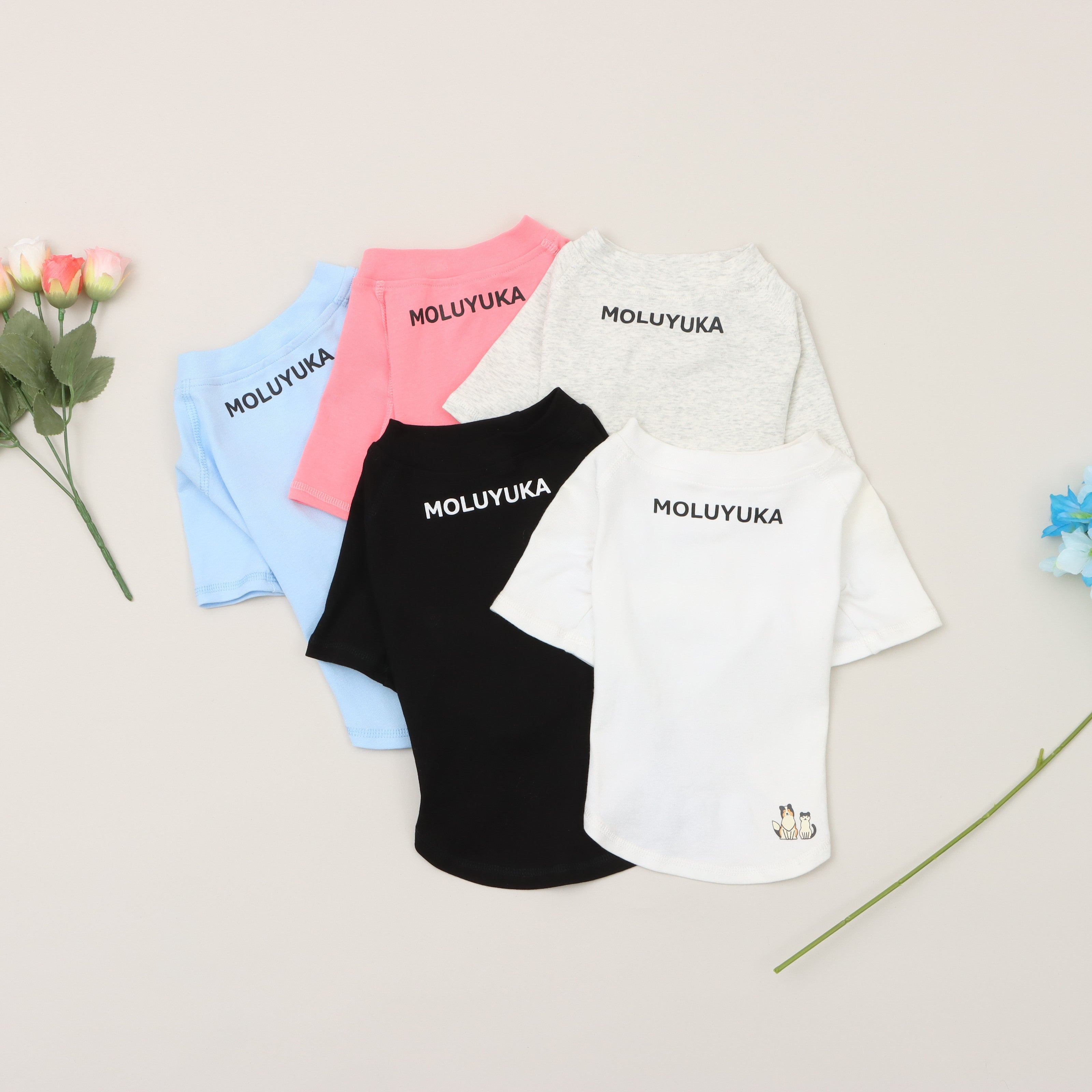 MOLUYUKのプレミアムスキンケア Tシャツ for pets – MOLUYUKA