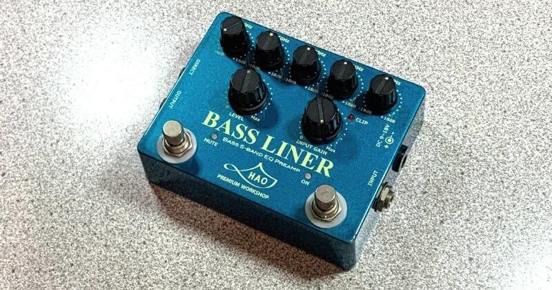 HAO Bass Liner ベース用プリアンプ（5バンドEQ・PJBコラボ） HAO Bass