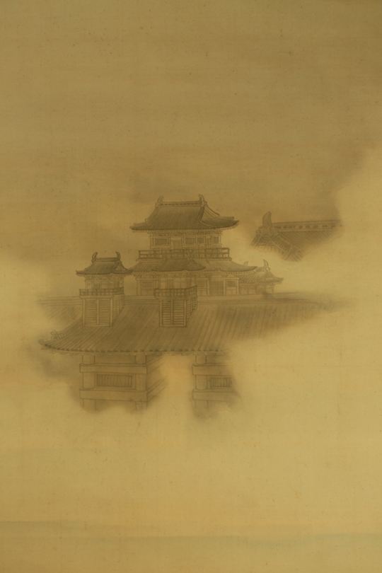 諸星成章（川端玉章 師事）【双鶴】絹本 掛軸（明治 千葉県） Yahoo