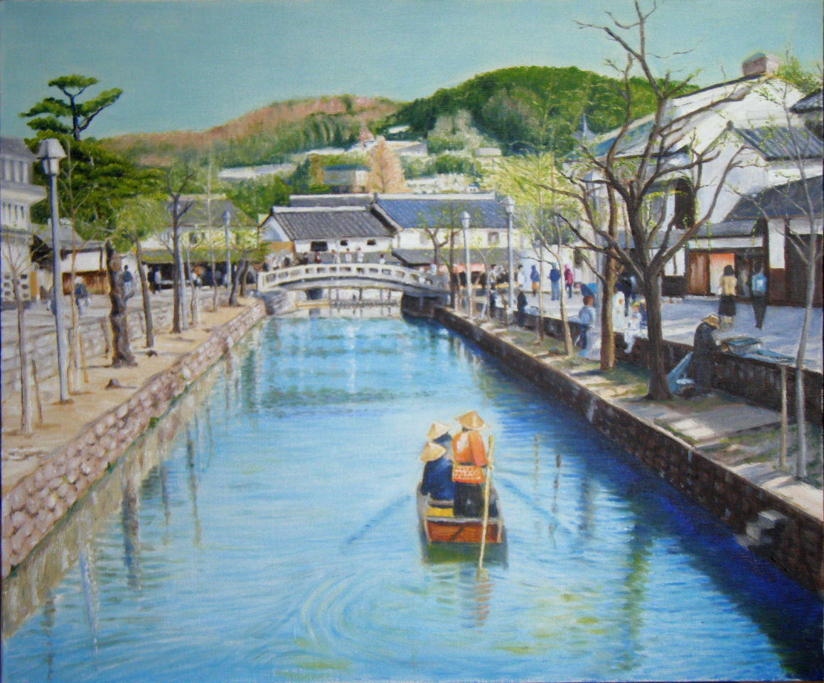 倉敷市美観地区の絵画 倉敷美観地区: Gallery TAMA